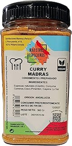 ¿Qué hace único al curry madras frente a otros tipos de curry?