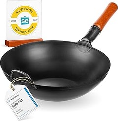 Comparativa entre wok de acero al carbono y wok antiadherente