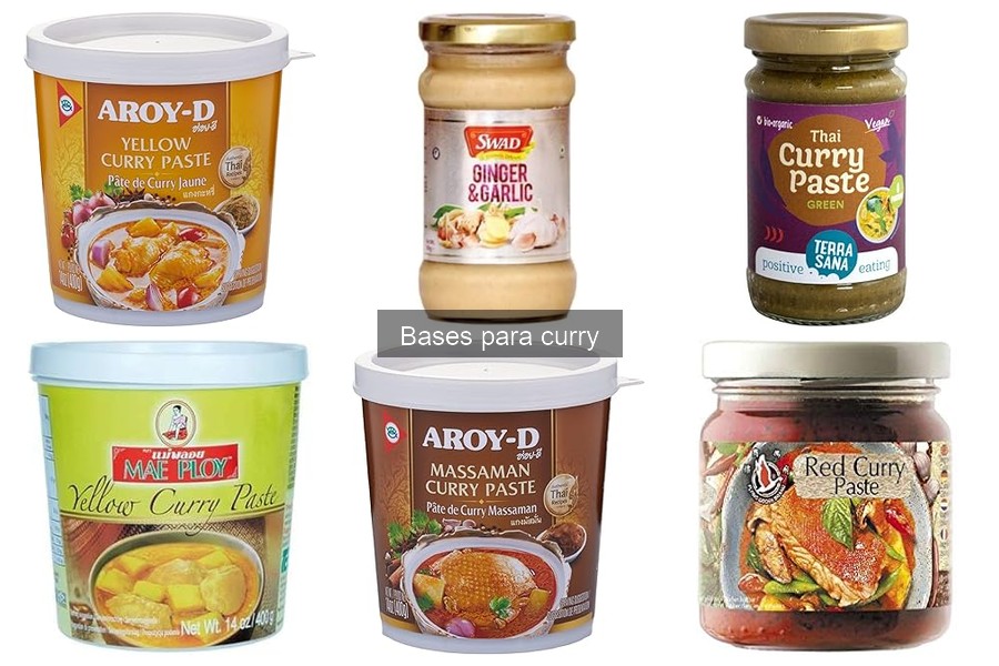 Alternativas a Bases de Curry para Dietas Especiales