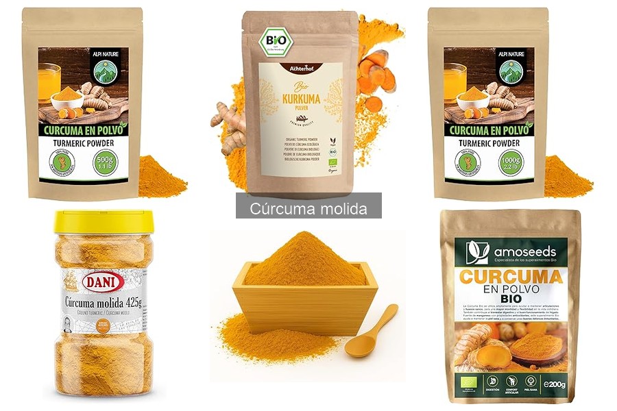 Alternativas a la cúrcuma molida en la cocina