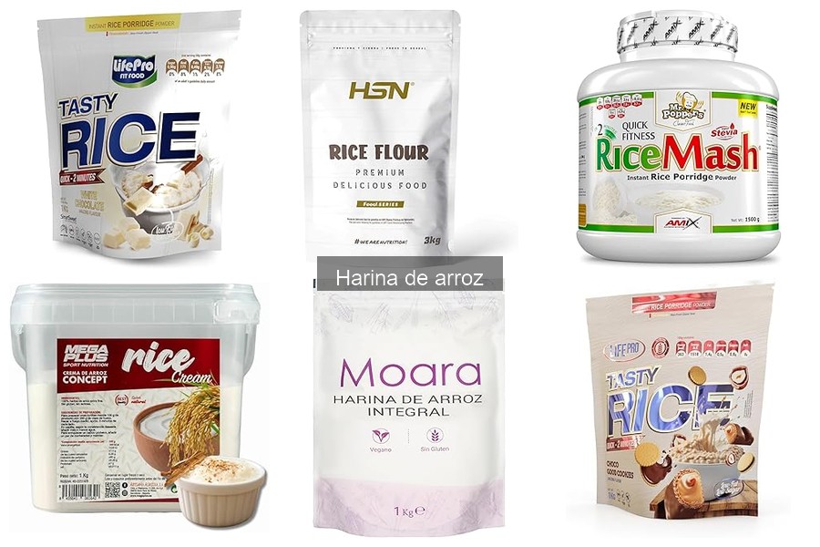 Alternativas a la harina de arroz sin gluten para recetas