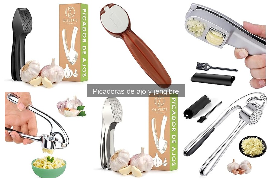 Alternativas a la picadora de ajo y jengibre en cocina