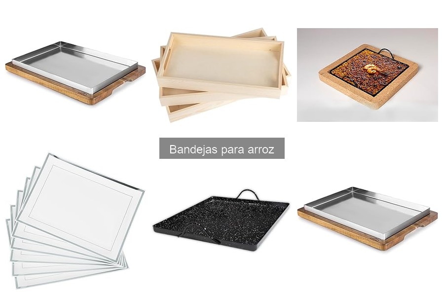 Alternativas a las bandejas para arroz: opciones útiles