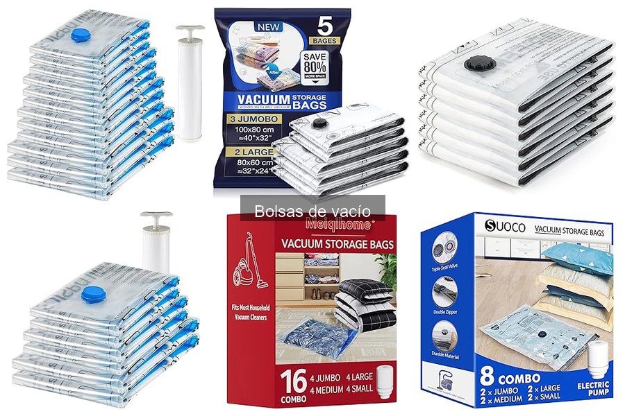Alternativas a las bolsas de vacío para conservar alimentos