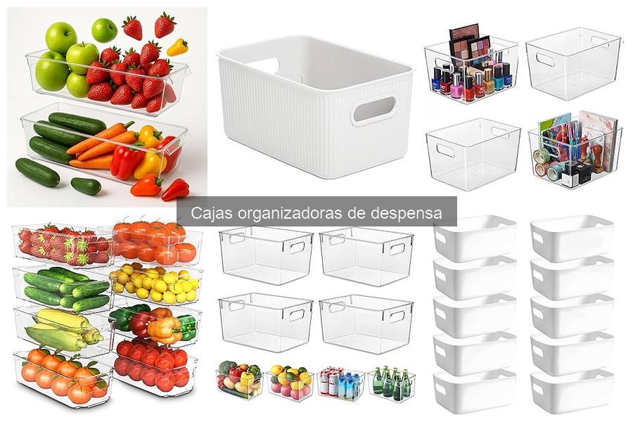 Alternativas a las cajas organizadoras de despensa