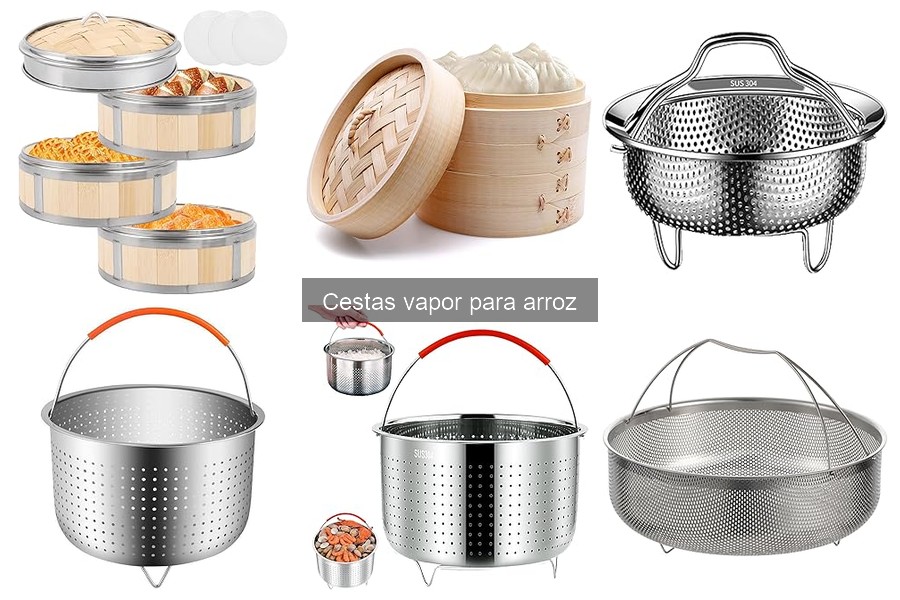 Alternativas a las cestas vapor para cocinar arroz