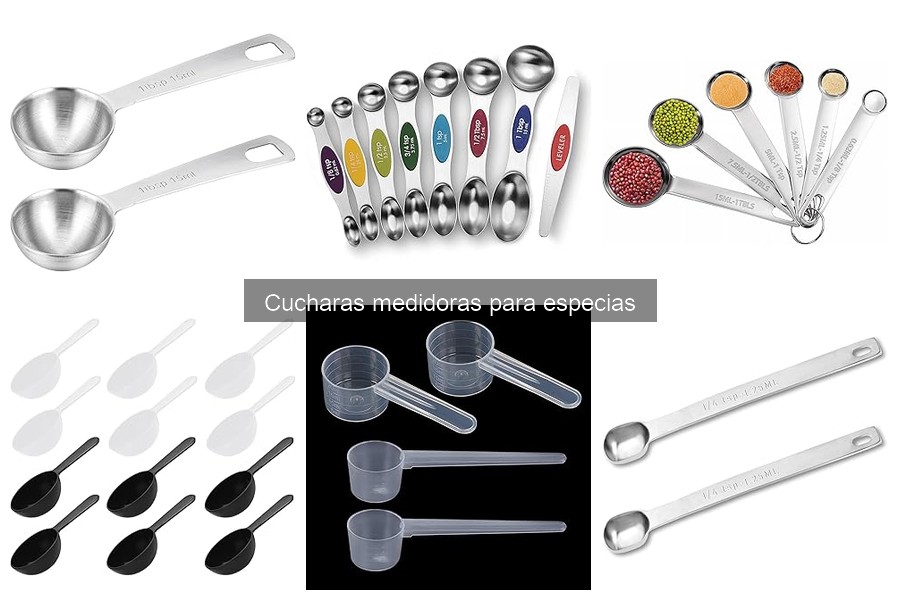 Alternativas a las cucharas medidoras para especias
