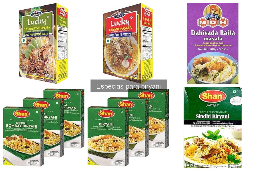 Alternativas a las Especias Tradicionales para Biryani