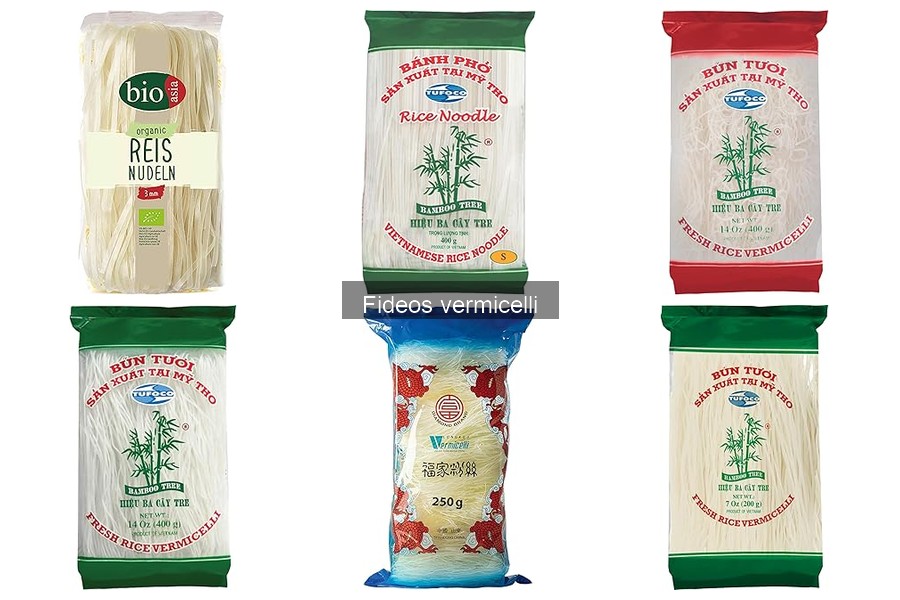 Alternativas a los fideos vermicelli para dietas especiales
