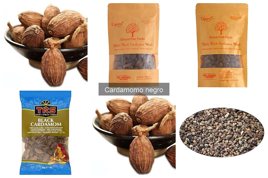 Alternativas al cardamomo negro en recetas