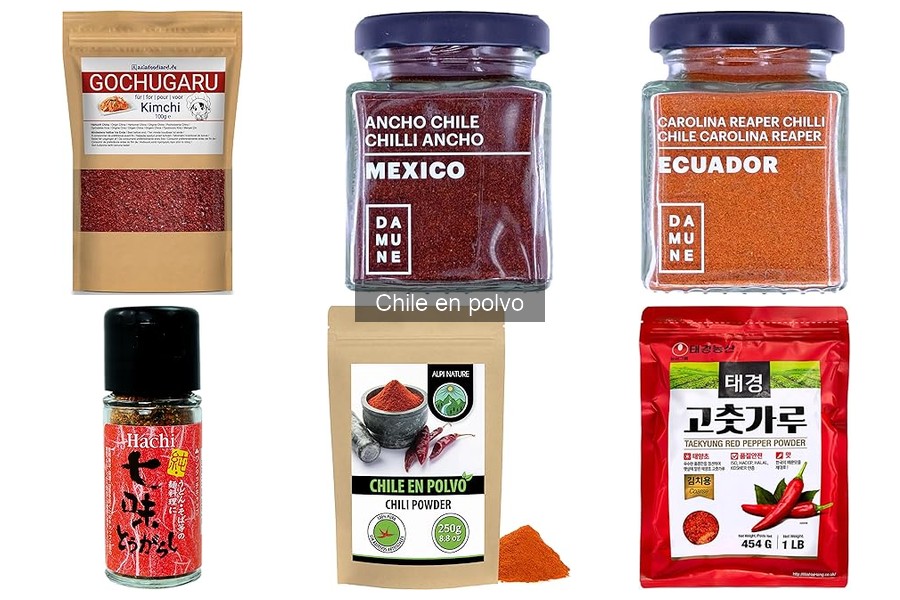 Alternativas al chile en polvo para recetas picantes