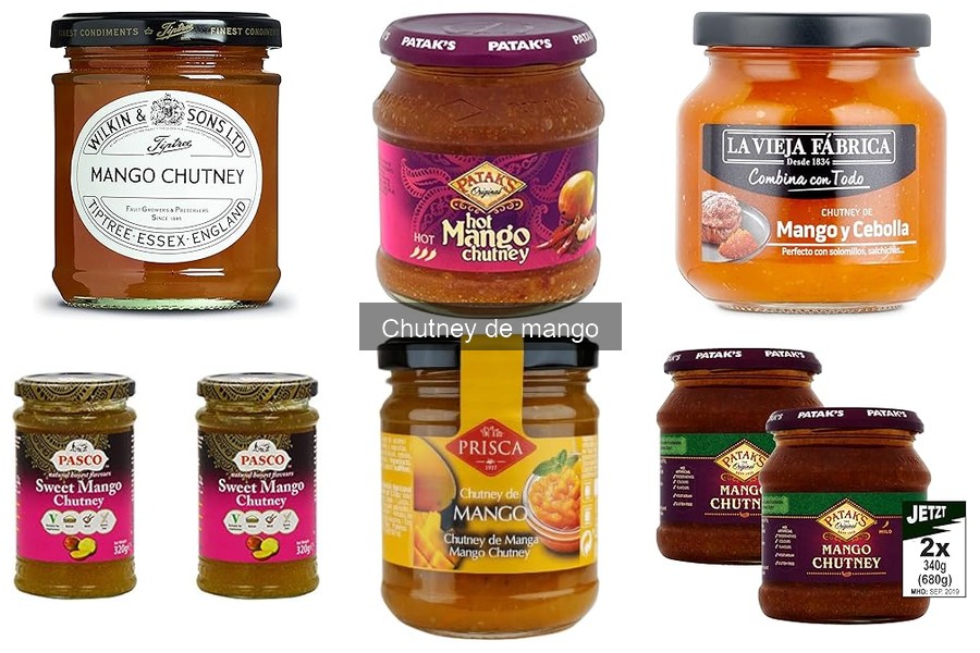 Alternativas al chutney de mango para tus recetas