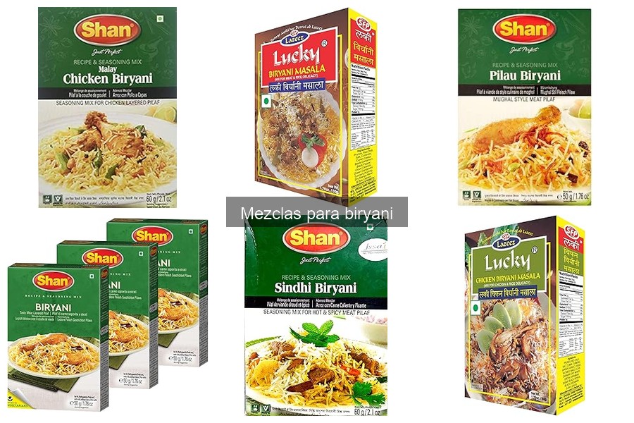 Alternativas caseras a las mezclas para biryani comerciales