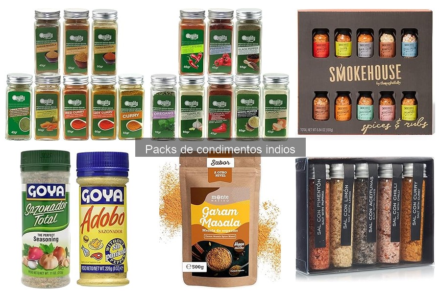 Alternativas caseras a los packs de condimentos indios