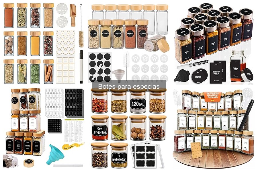 Alternativas creativas a botes para especias convencionales
