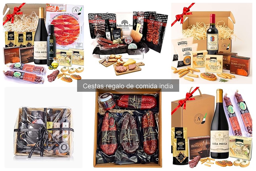 Alternativas creativas a las cestas regalo de comida india
