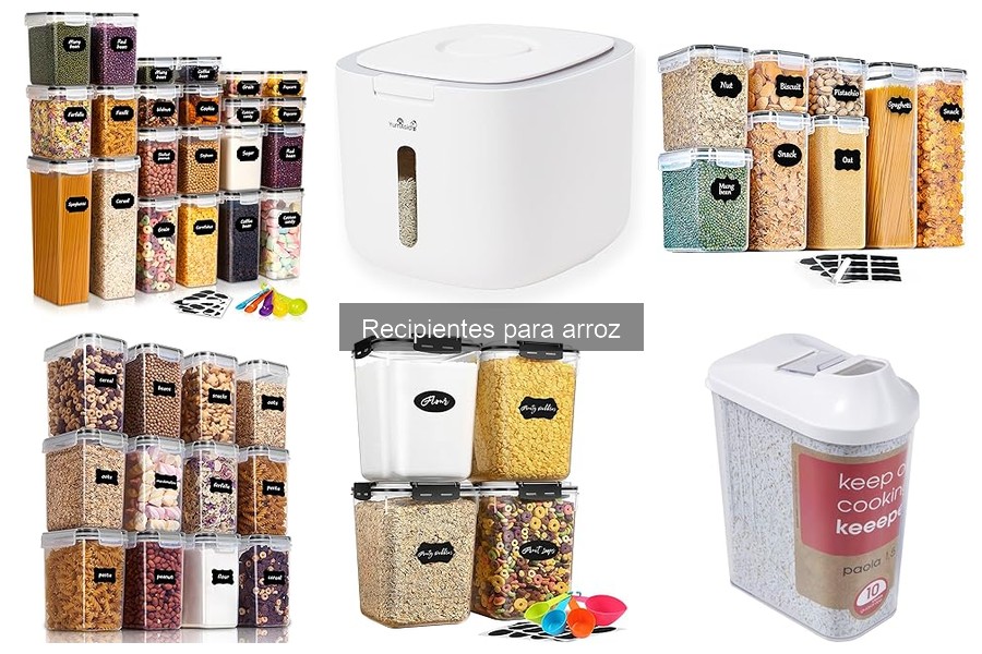 Alternativas creativas a recipientes para arroz tradicionales