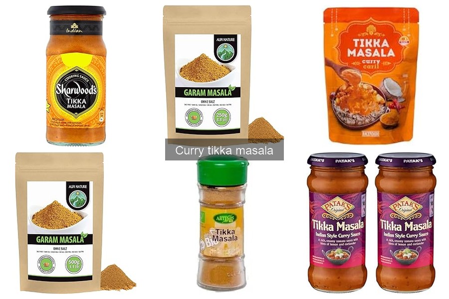 Alternativas vegetarianas al curry tikka masala