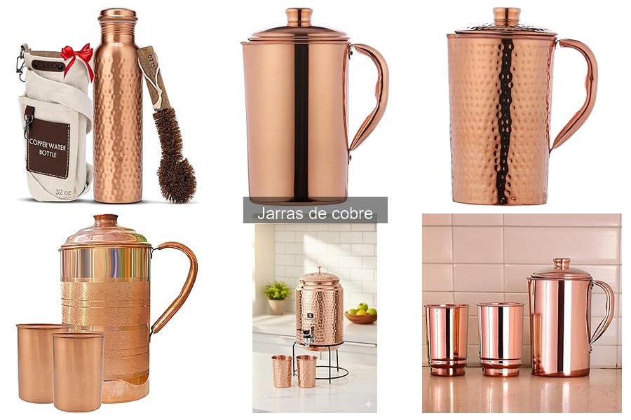 Beneficios de las jarras de cobre para la hidratación