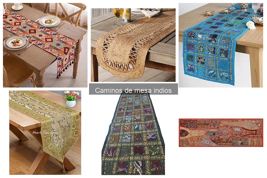 Beneficios de los caminos de mesa indios en tu hogar