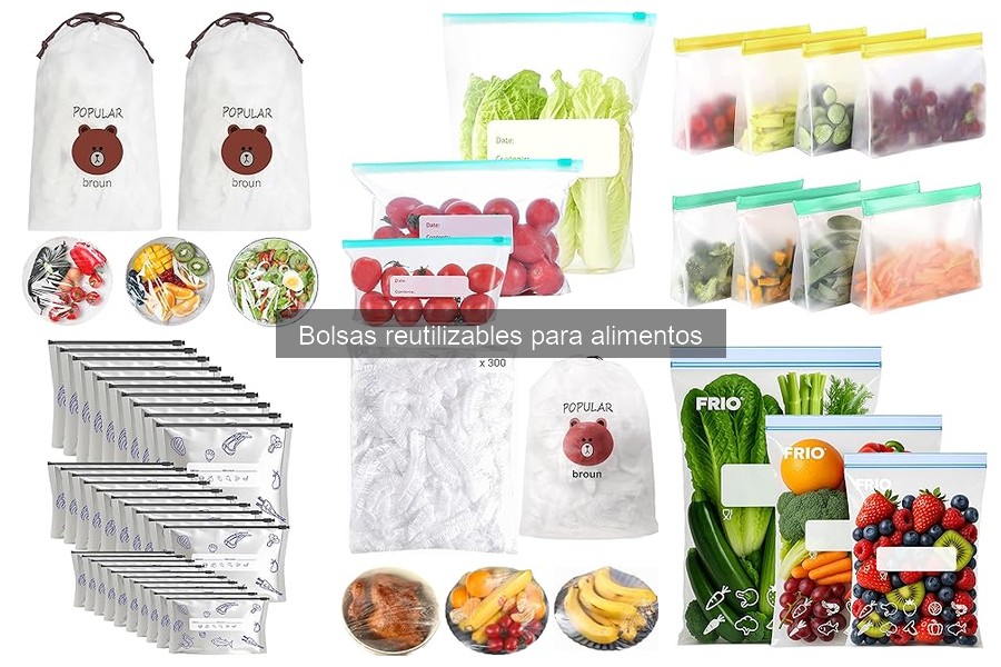 Beneficios de usar bolsas reutilizables para alimentos
