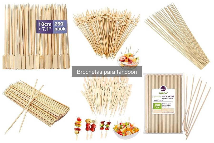 Beneficios de usar brochetas para tandoori en casa