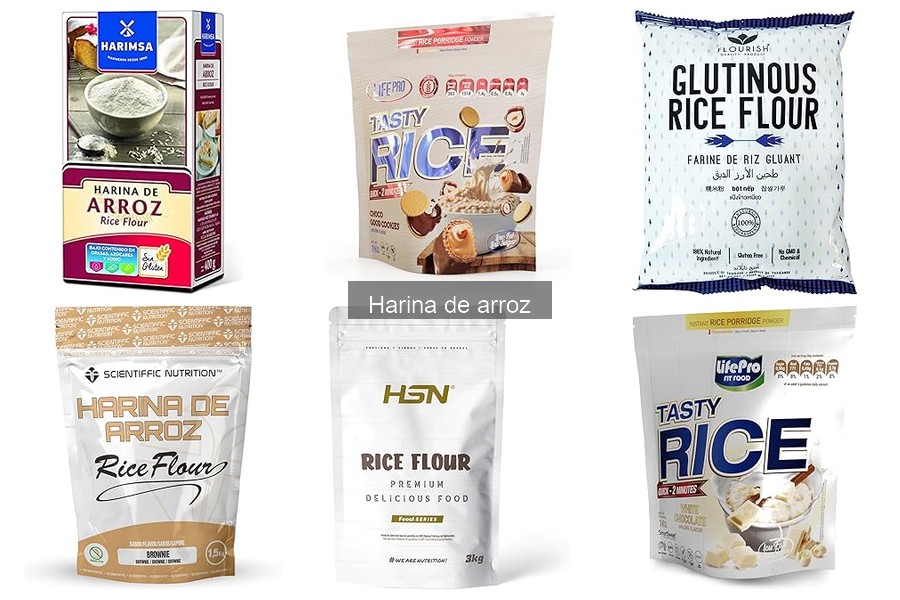 Beneficios de usar harina de arroz en la cocina