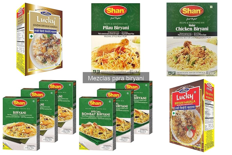 Beneficios de usar mezclas para biryani en casa