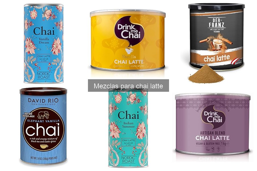 Beneficios de usar mezclas para chai latte en casa