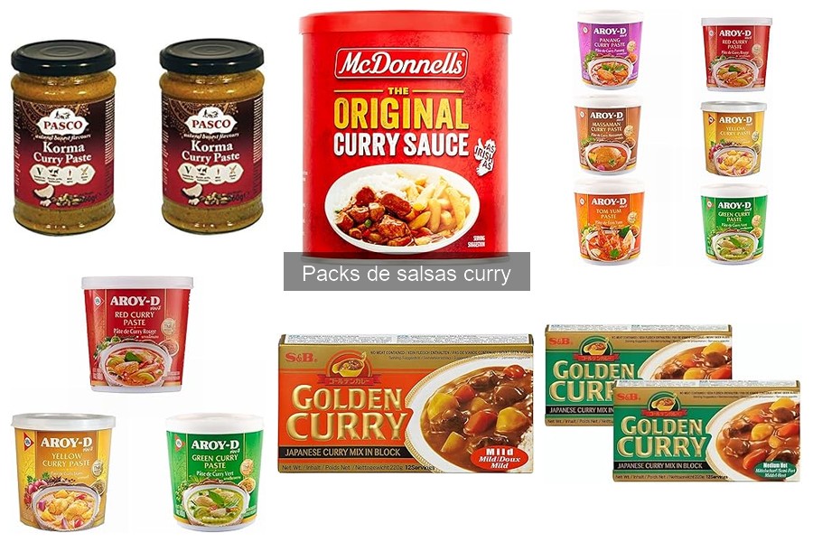 Beneficios de usar packs de salsas curry en casa