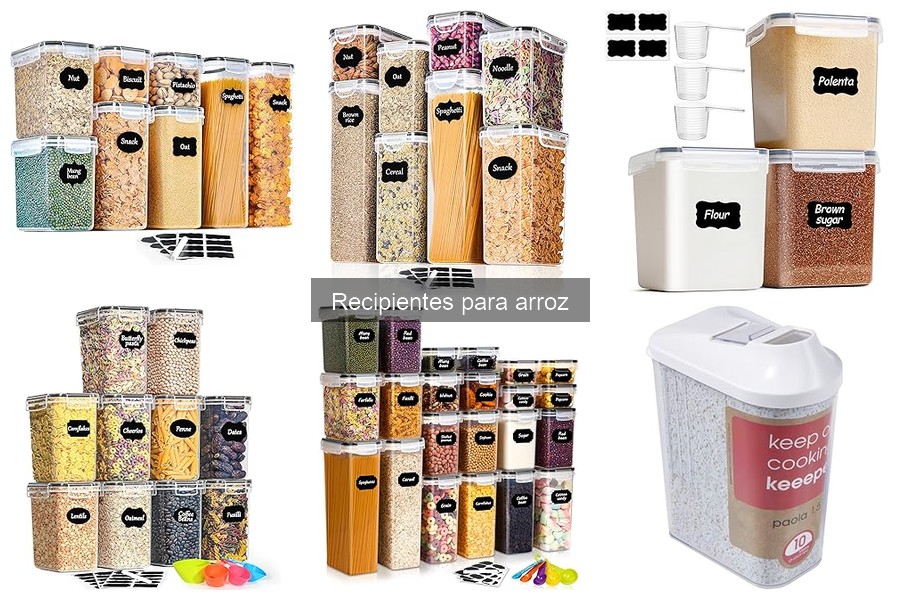 Beneficios de usar recipientes para arroz en la cocina