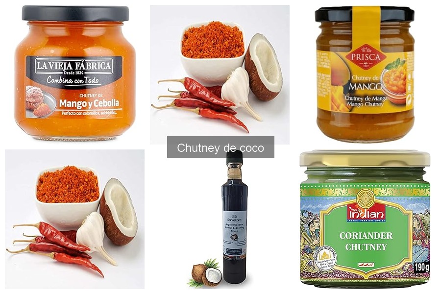 ** Beneficios del chutney de coco para tu salud y dieta
