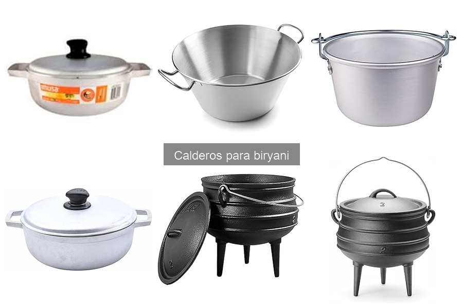 Calderos para biryani: Acero inoxidable vs. barro