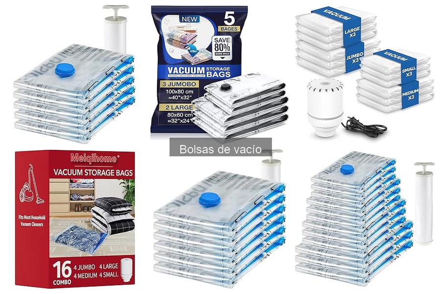 Características de las Mejores Bolsas de Vacío para Almacenaje