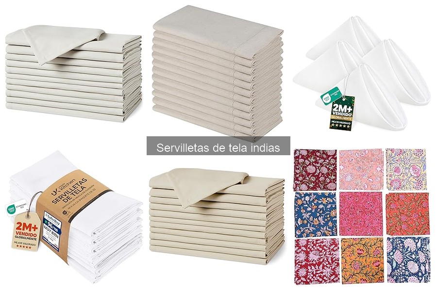 Características y usos de las servilletas de tela indias