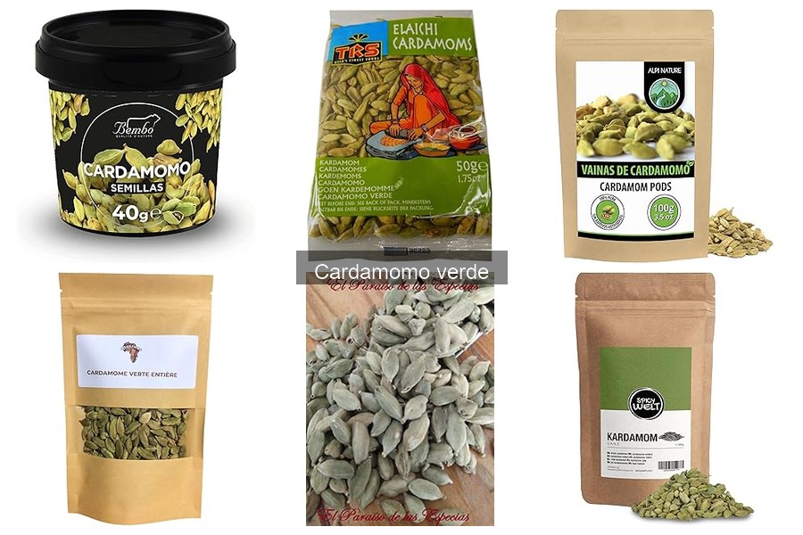 ** Cardamomo verde: características y usos en cocina