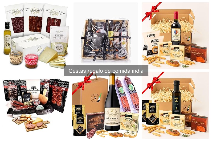 Cestas regalo de comida india: ¿Dónde comprarlas en línea?