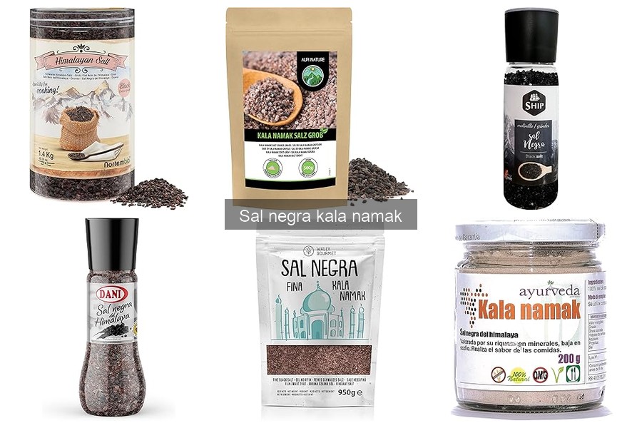 Cómo almacenar la sal negra kala namak de forma efectiva