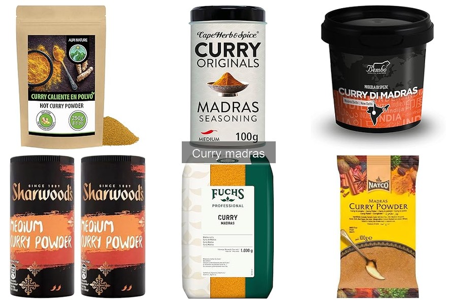 Cómo almacenar y conservar curry madras adecuadamente