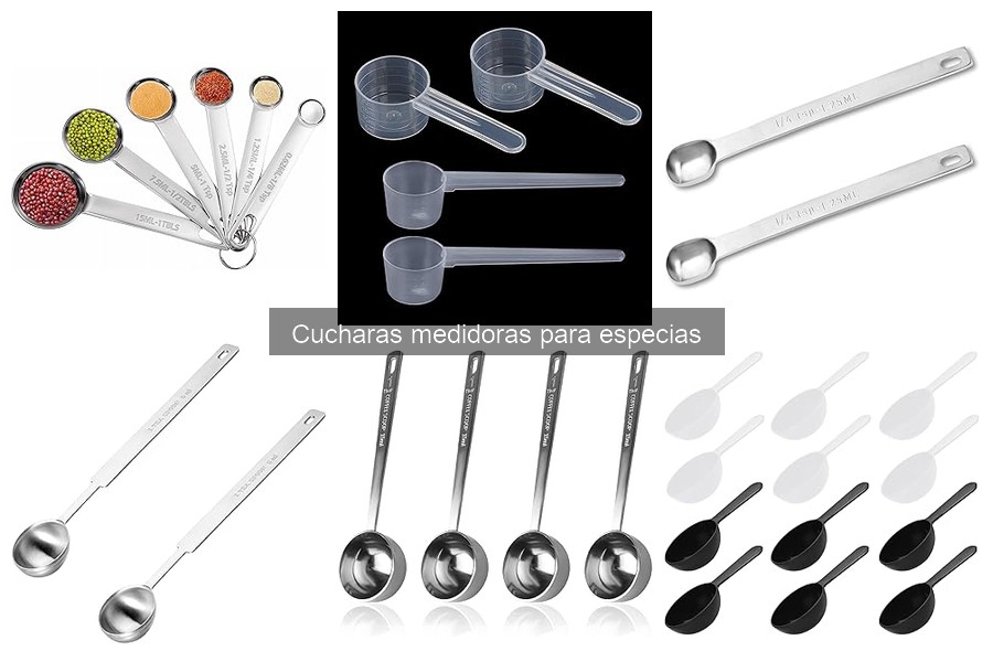 Cómo elegir cucharas medidoras adecuadas para especias