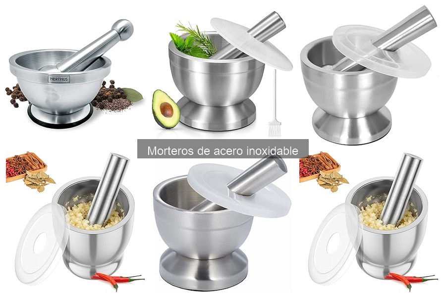 Cómo elegir el mejor mortero de acero inoxidable para tu cocina