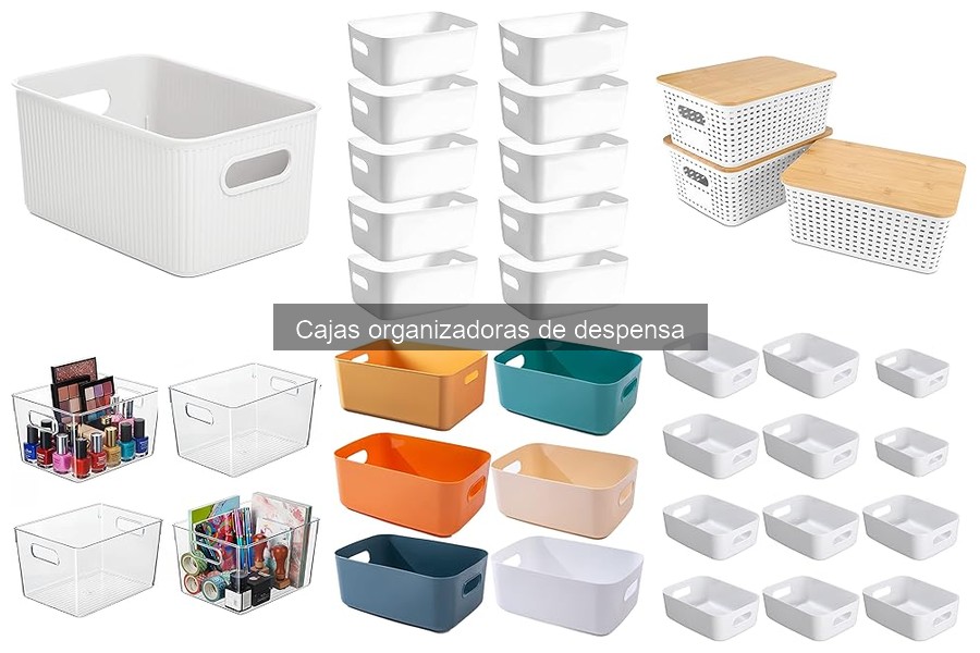 ** Cómo elegir las cajas organizadoras de despensa adecuadas