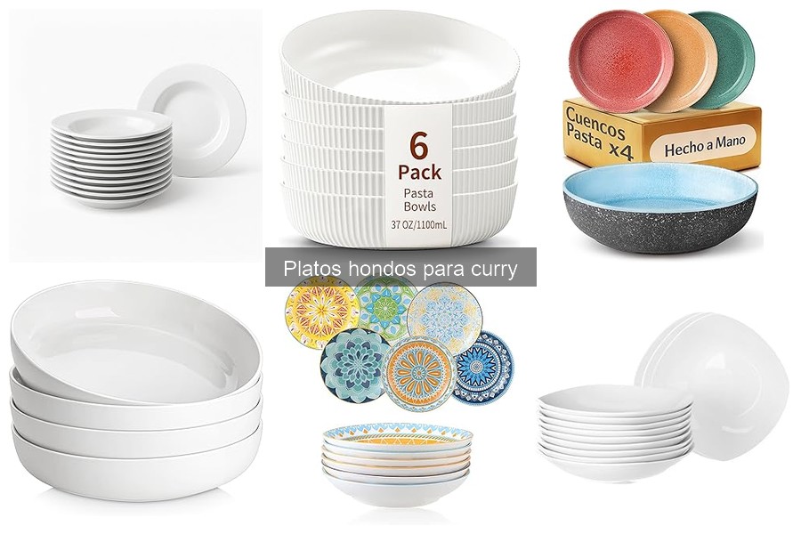 Cómo elegir un plato hondo ideal para curry