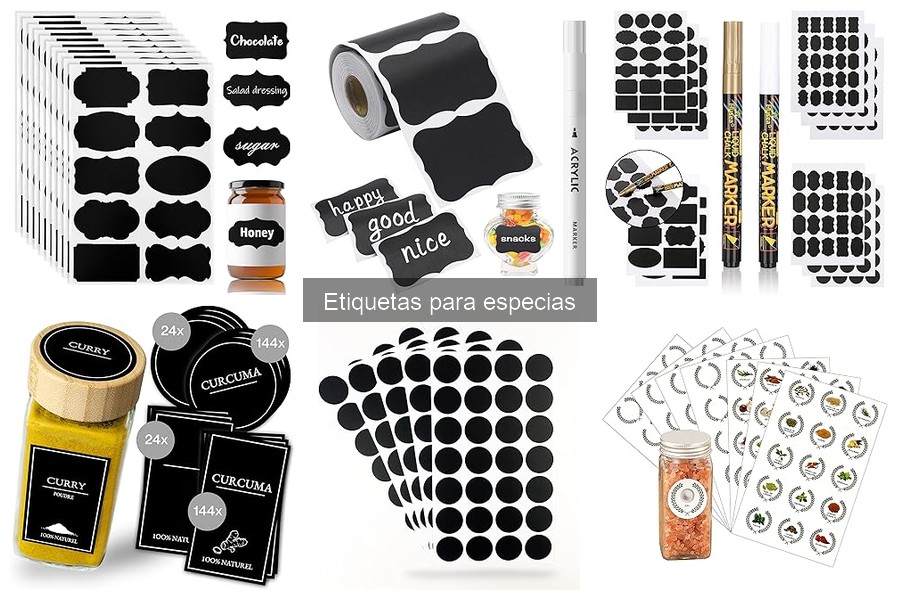Cómo hacer etiquetas personalizadas para especias en casa