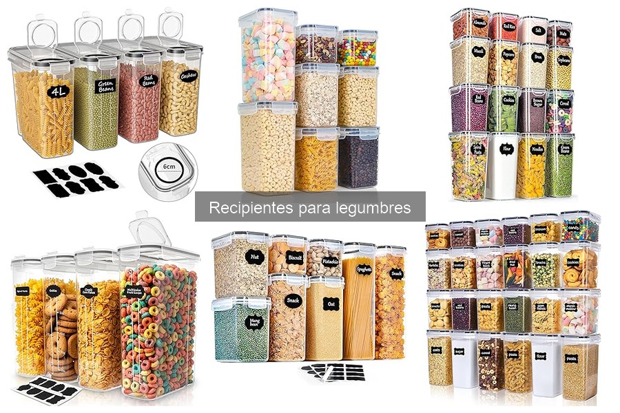 Cómo limpiar y mantener recipientes para legumbres