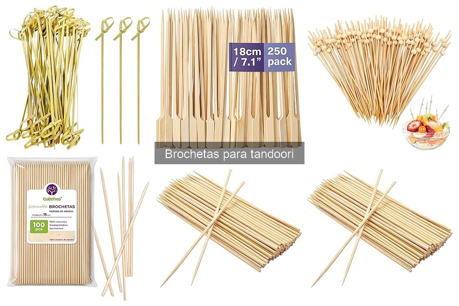 Cómo mantener brochetas de metal para tandoori
