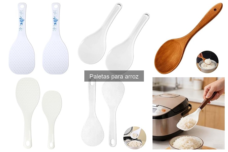 Cómo usar correctamente una paleta para arroz en casa
