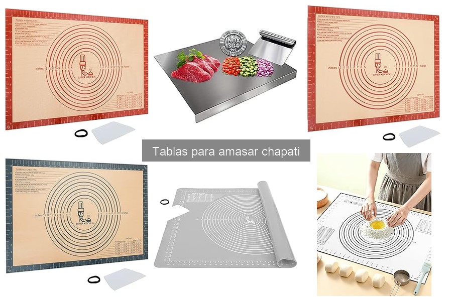 Cómo usar una tabla para amasar chapati correctamente