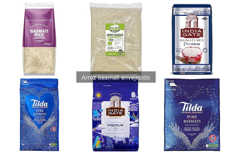 Comparativa: Arroz Basmati Envejecido vs No Envejecido