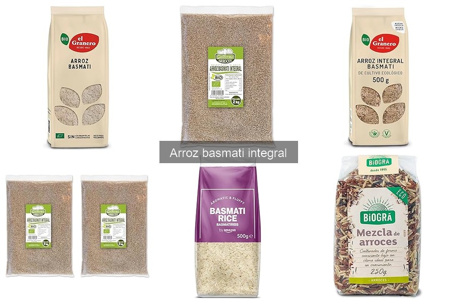 Comparativa: Arroz Basmati Integral vs Blanco
